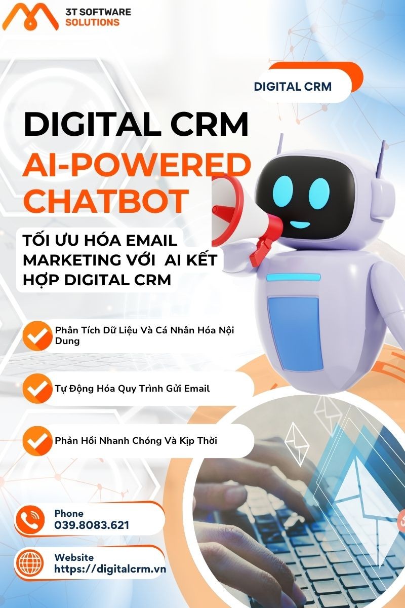 Làm thế nào AI-Powered Chatbot có thể hỗ trợ Digital CRM trong việc tối ưu hóa email marketing