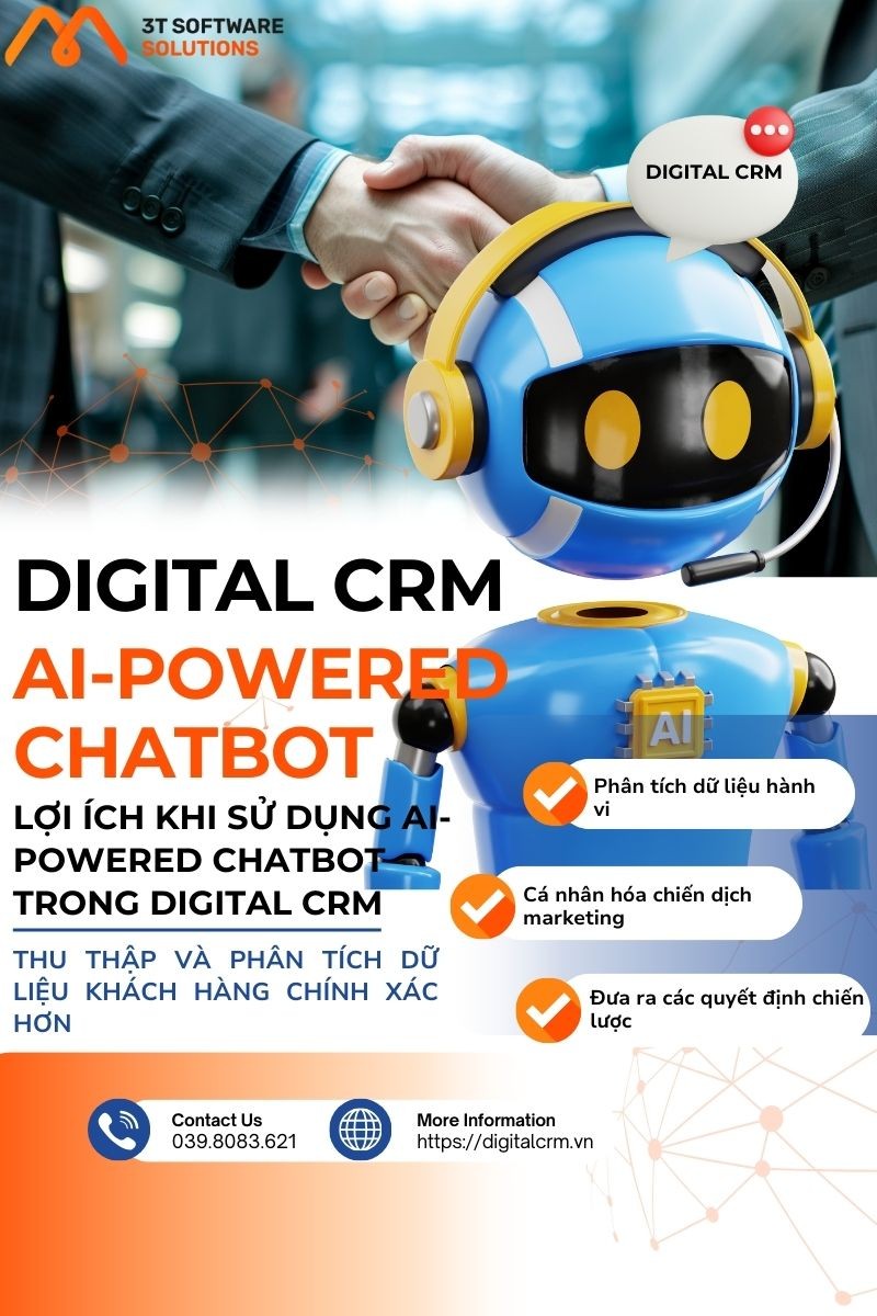 Làm thế nào AI-Powered Chatbot hỗ trợ Digital CRM trong việc cá nhân hóa dịch vụ khách hàng