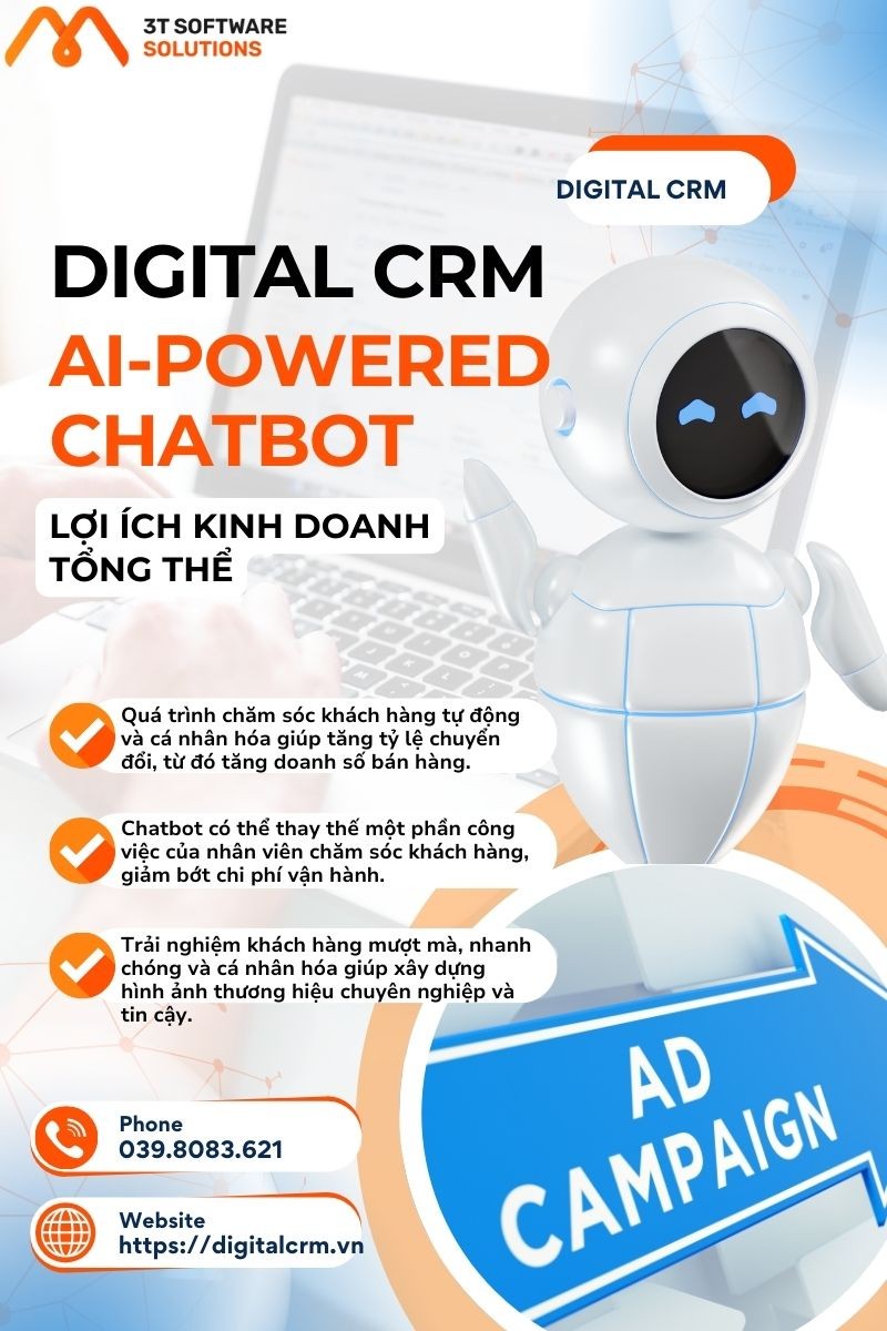 Làm Thế Nào Ai-Powered Chatbot Kết Hợp Digital Crm Tăng Hiệu Quả Chiến Dịch Facebook Ads Và Google Ads