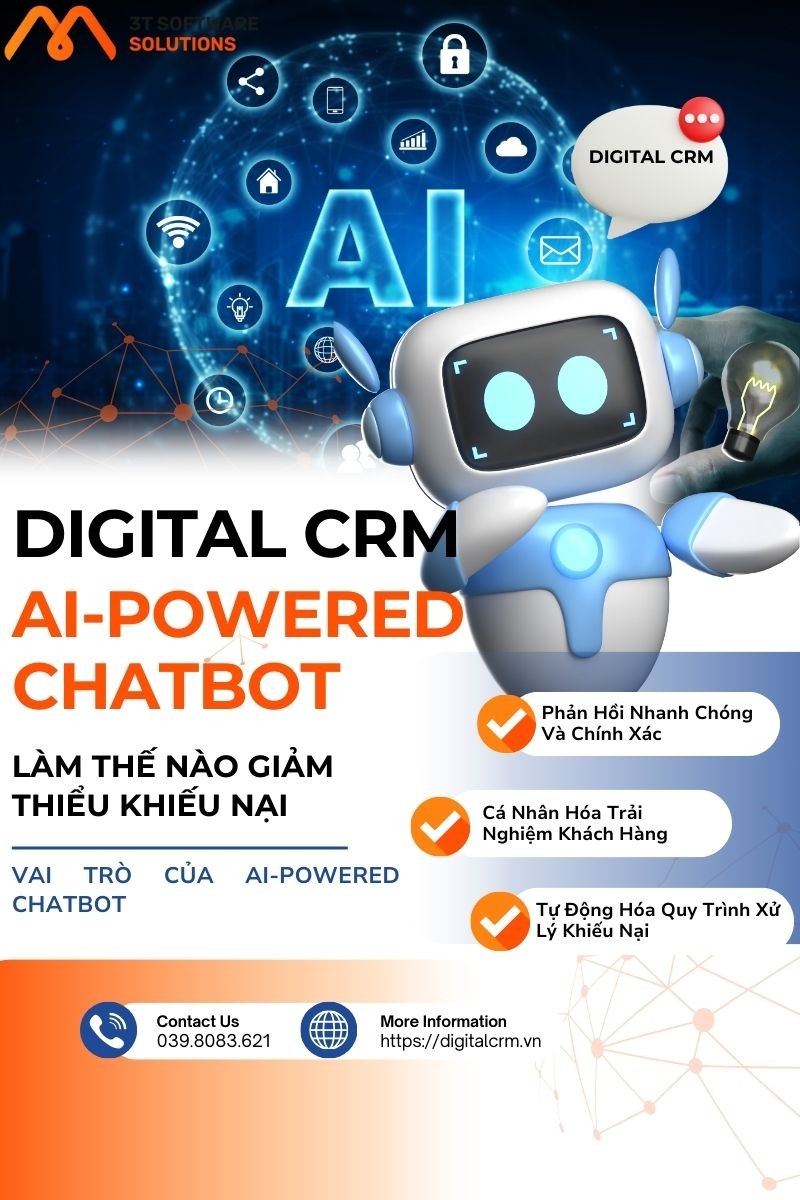 Làm thế nào AI-Powered Chatbot tích hợp Digital CRM giảm thiểu khiếu nại từ khách hàng