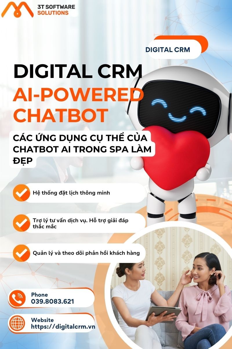 Chatbot AI & Digital CRM: Tự động hóa và Tối ưu Hóa Dịch vụ Chăm sóc Khách hàng cho Ngành Spa Làm Đẹp