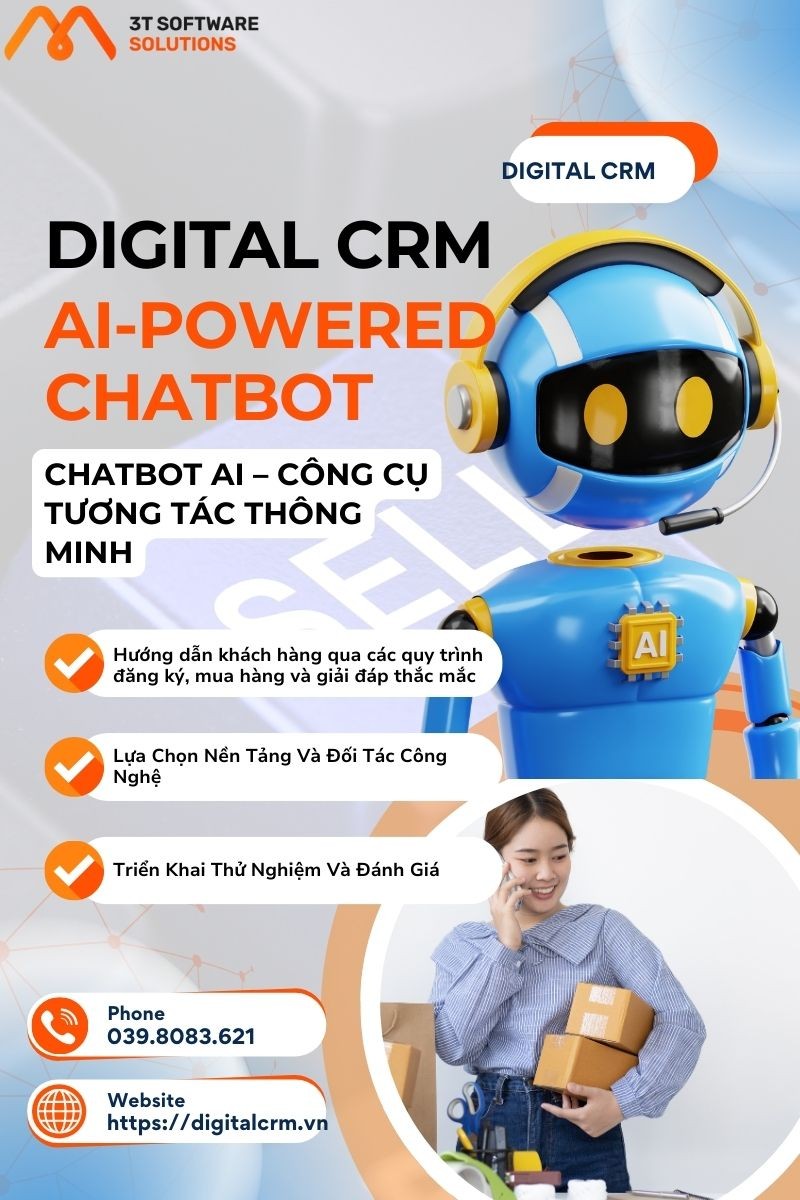 Làm Thế Nào Chatbot AI & Digital CRM Giúp Tối Ưu Quy Trình Bán Hàng, Tự Động Hóa Bán Hàng Và Cải Thiện Tỷ Lệ Chuyển Đổi