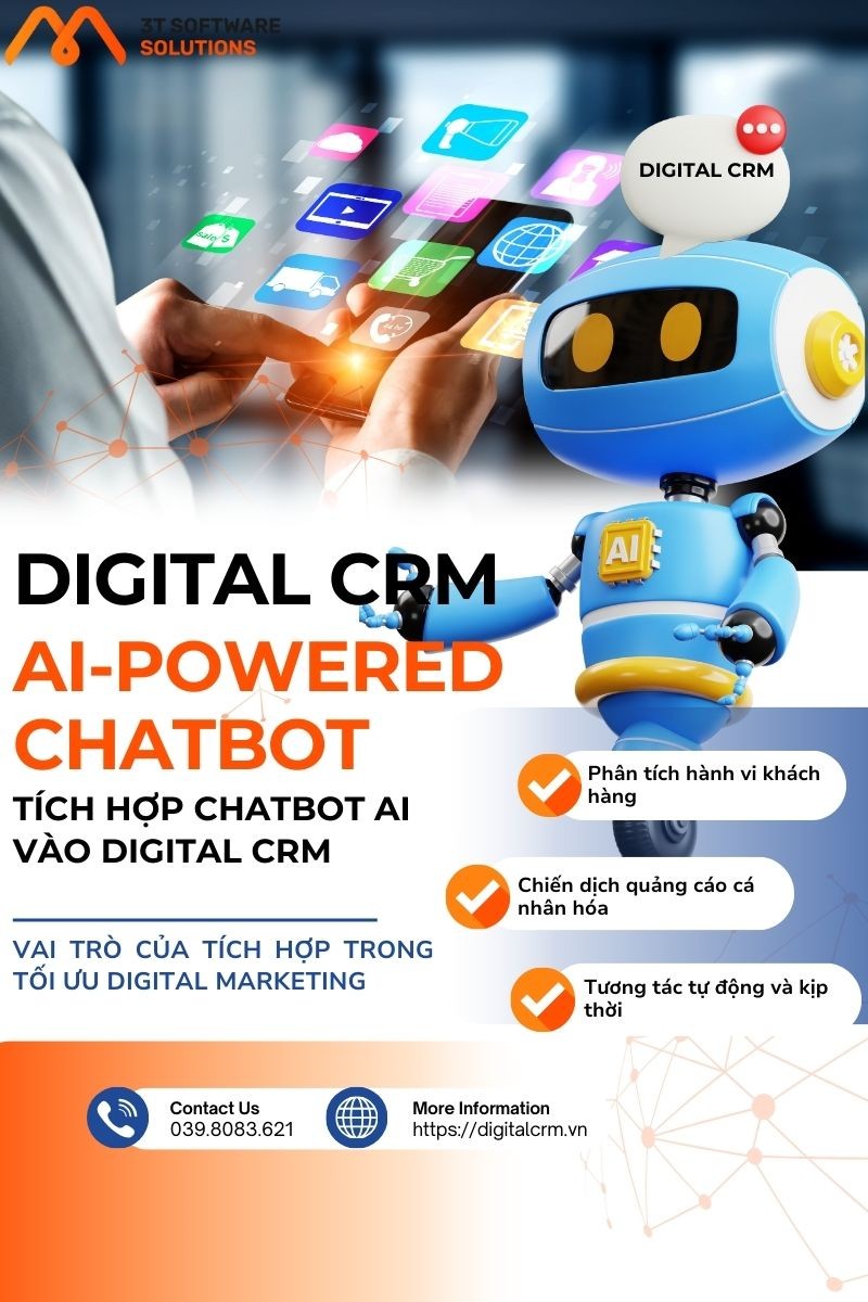 Làm thế nào để AI-Powered Chatbot trong Digital CRM giúp doanh nghiệp mở rộng bán hàng đa kênh