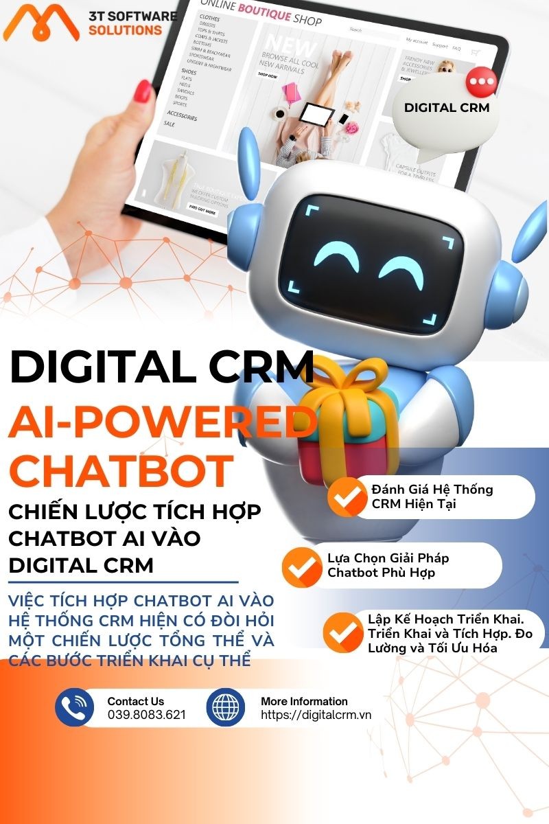 Làm thế nào để triển khai AI-Powered Chatbot trong Digital CRM nhằm tăng doanh số thương mại