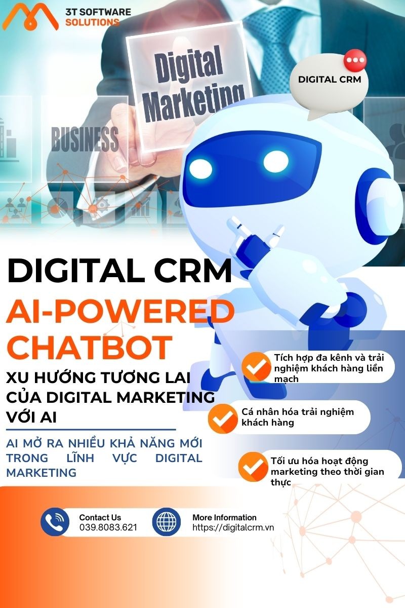 Làm thế nào để xây dựng chiến lược Digital Marketing hiệu quả với AI-Powered Chatbot và Digital CRM