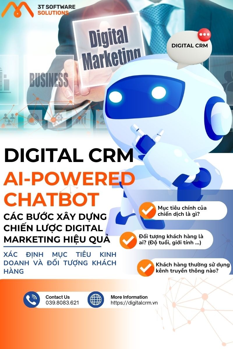 Làm thế nào để xây dựng chiến lược Digital Marketing hiệu quả với AI-Powered Chatbot và Digital CRM