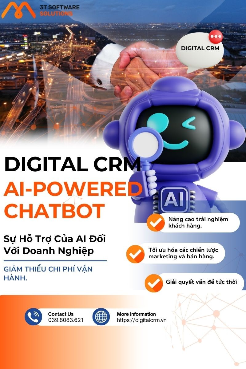 Làm thế nào triển khai AI-Powered Chatbot và Digital CRM tăng hiệu quả kinh doanh