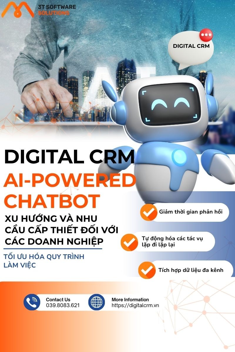 Tạo AI-Powered Chatbot Thông Minh – Nâng Cao Hiệu Quả Digital CRM