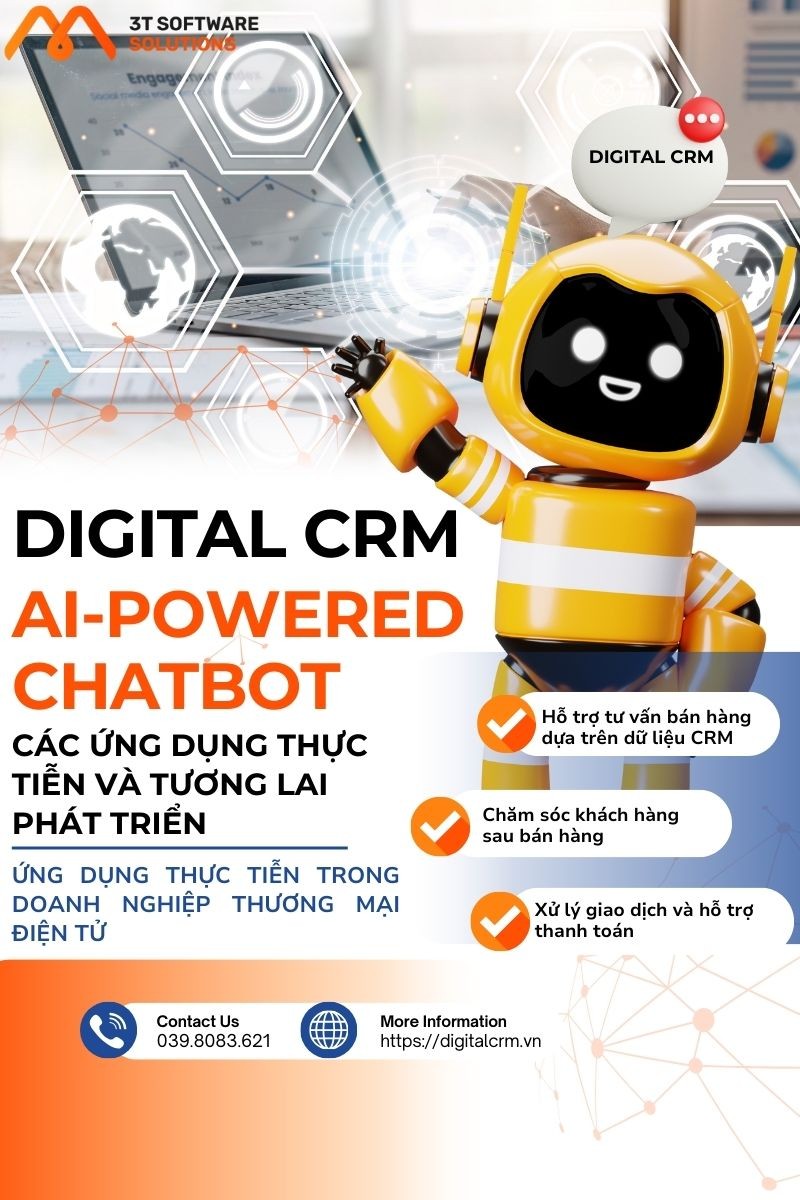 Làm thế nào AI-Powered Chatbot kết hợp Digital CRM tối ưu Digital Marketing thương mại điện tử