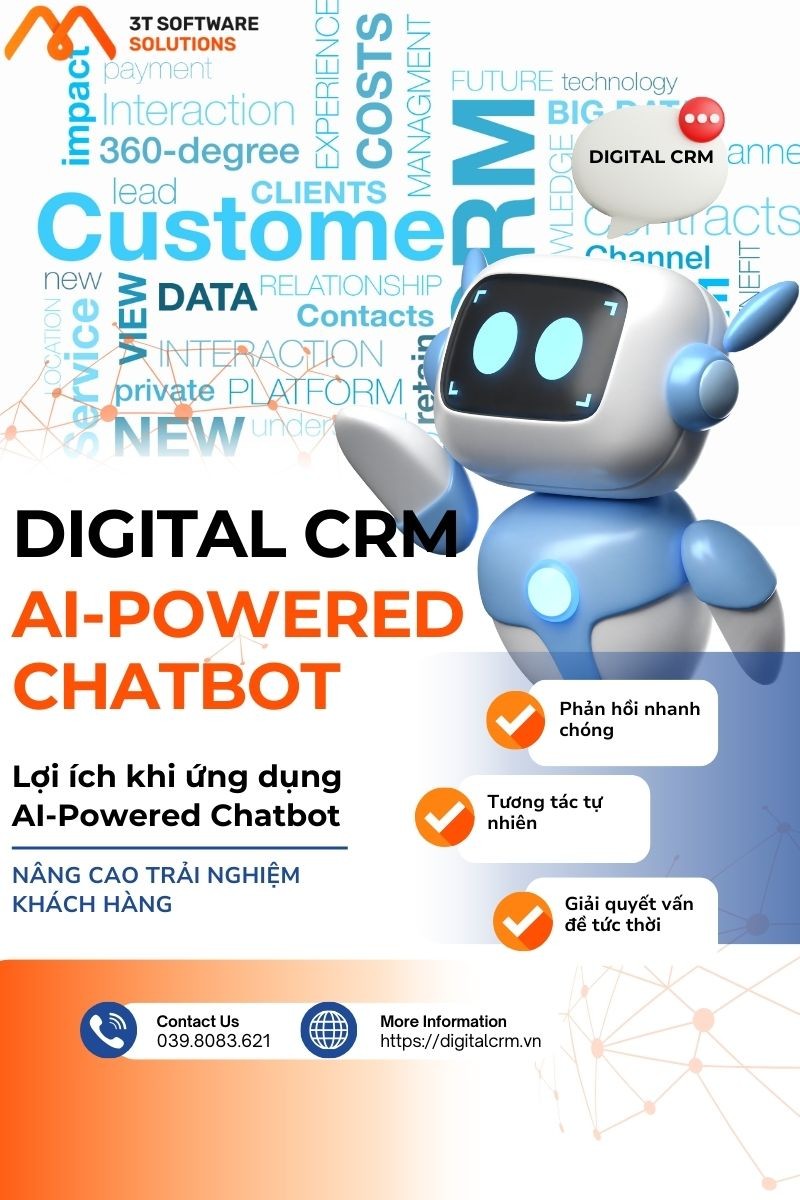 Ứng Dụng Ai-Powered Chatbot Giúp Tối Ưu Hóa Quy Trình Chăm Sóc Khách Hàng Đa Kênh Trong Digital Crm