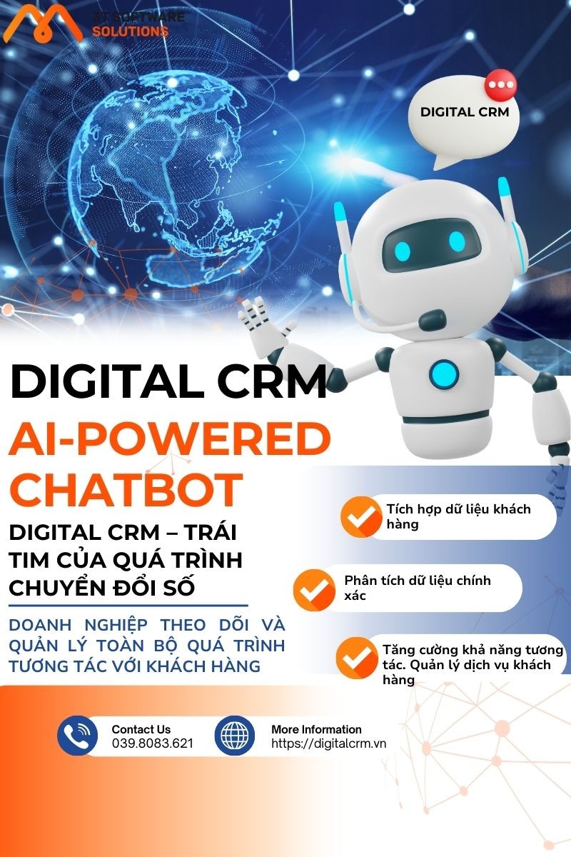 Vì sao doanh nghiệp chuyển đổi số cần tích hợp AI-Powered Chatbot và Digital CRM